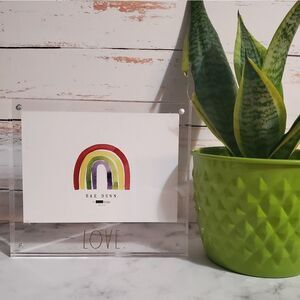 Rae Dunn "Love" Rainbow Magnetic Acrylic Photo frame